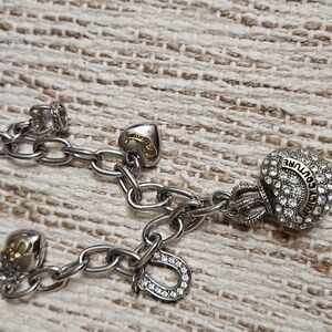 Juicy Couture Silver Charm Necklace